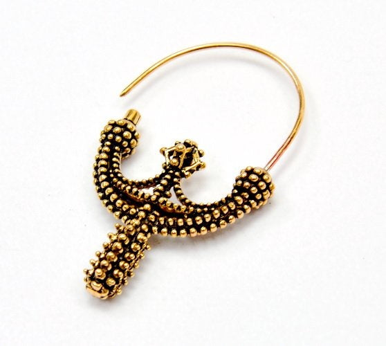 Slavische oorbellen Zawada Lanckorońska, brons