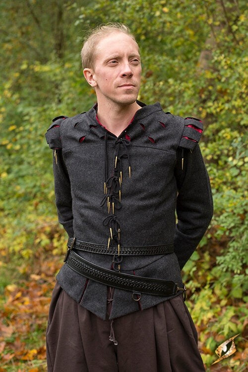 Geflochtener Schwertgürtel, schwarz