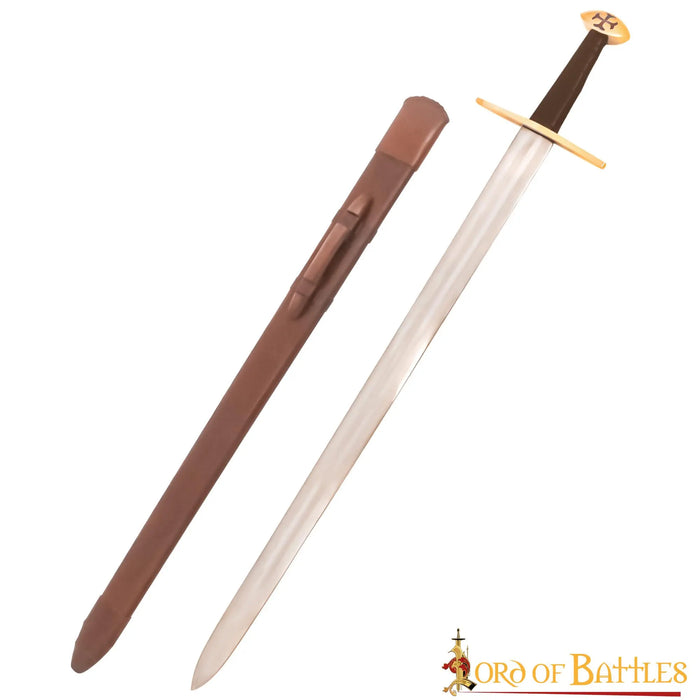 Espada Templária Hugo de Payens, semi-afiada