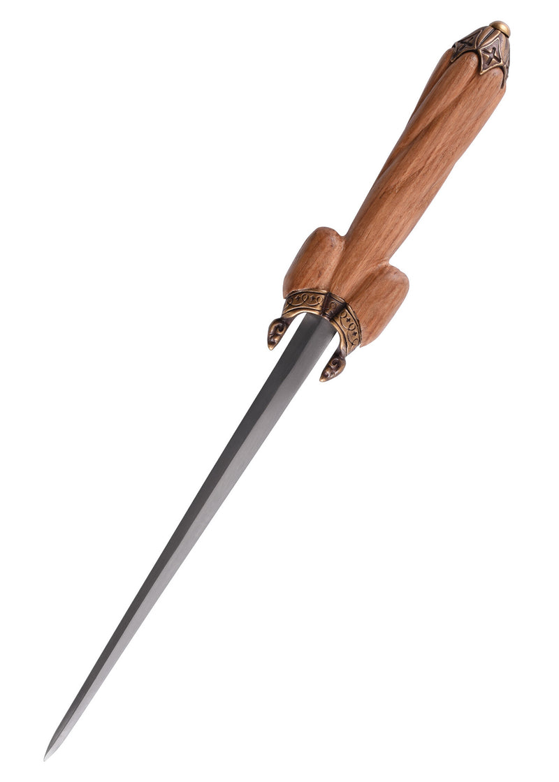 Dagger z kulistą głowicą XVI wieku, półostry