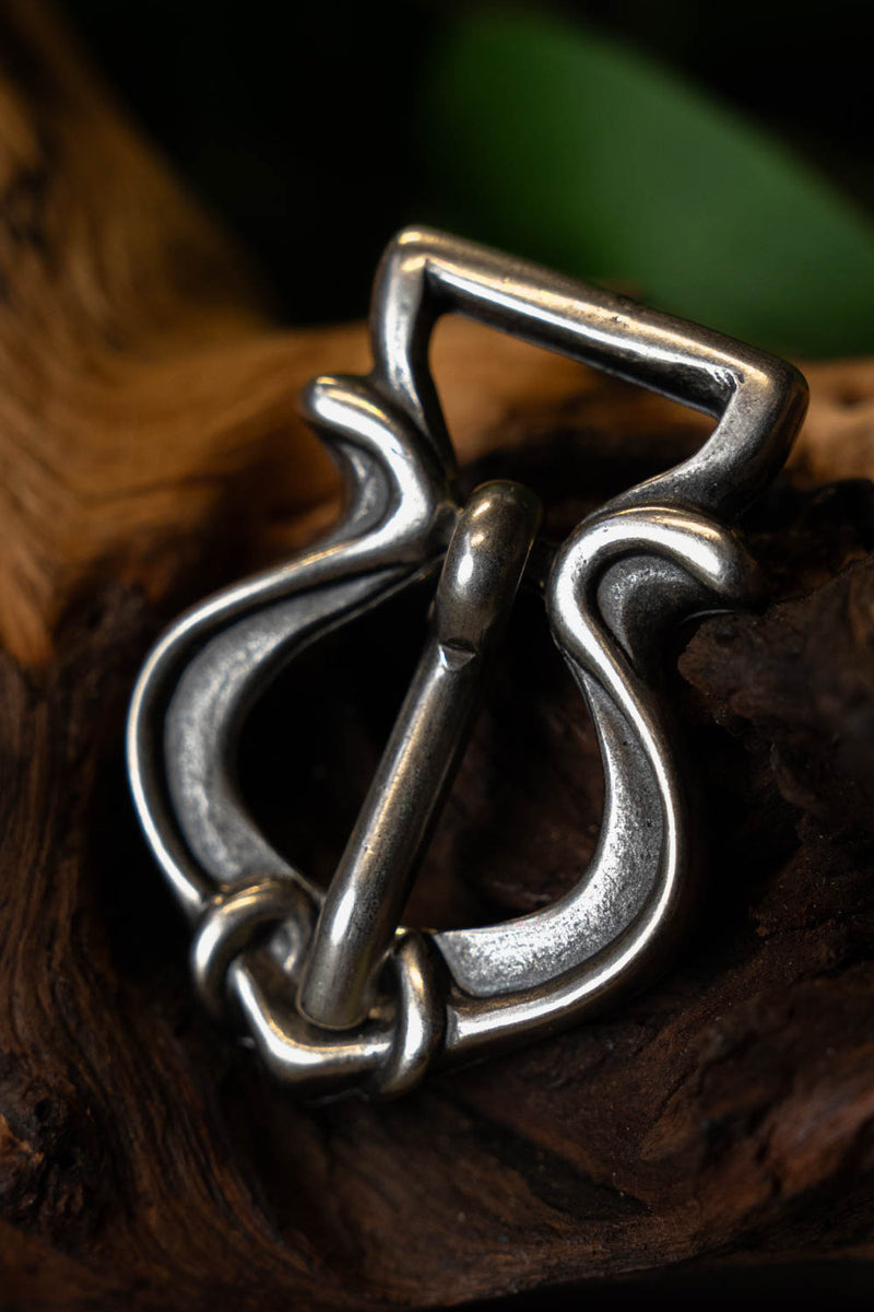 Rusvik riemgesp, verzilverd