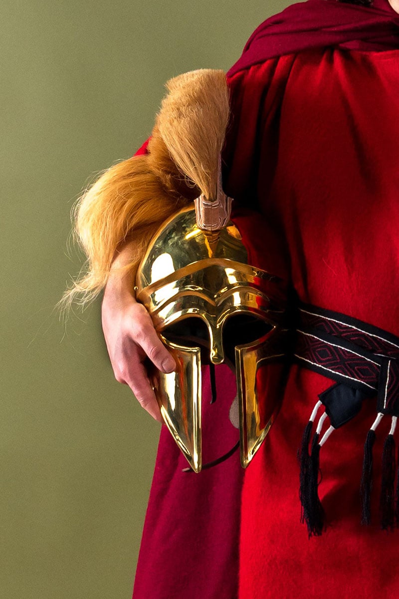 Casque corinthien avec crête de casque, 1,3 mm