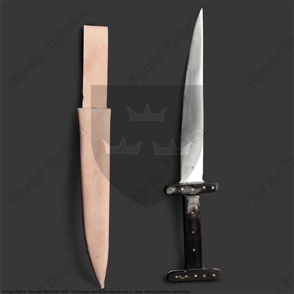 13th-14th century Spanish baselard, semi-sharp