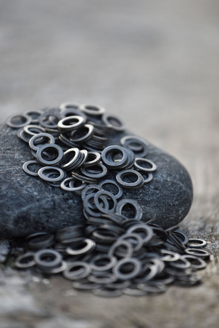 1 kg flat unriveted rings, 8 mm