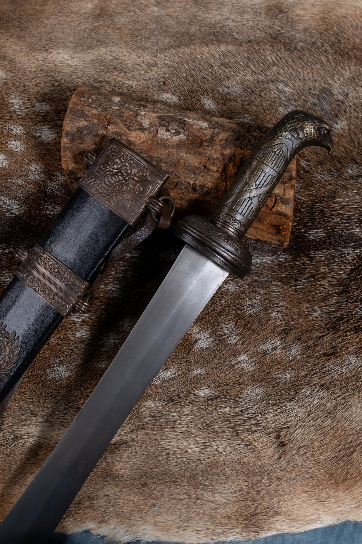 Romeinse 3e eeuwse gladius Ravenna, semi-scherp