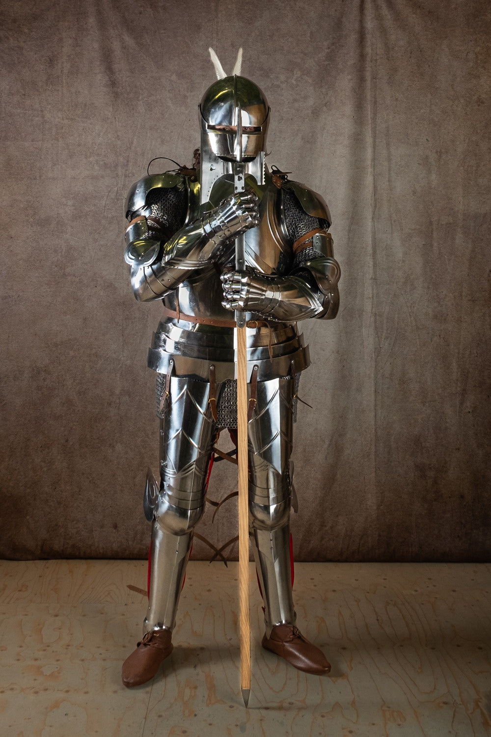 Vollständiger gotischer Kürass, 1,2 mm