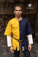 Surcoat Aleran, right side, yellow, wool mix