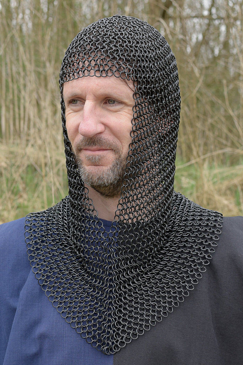 Ringhætte med trekantet hals, bronzeret, 9 mm