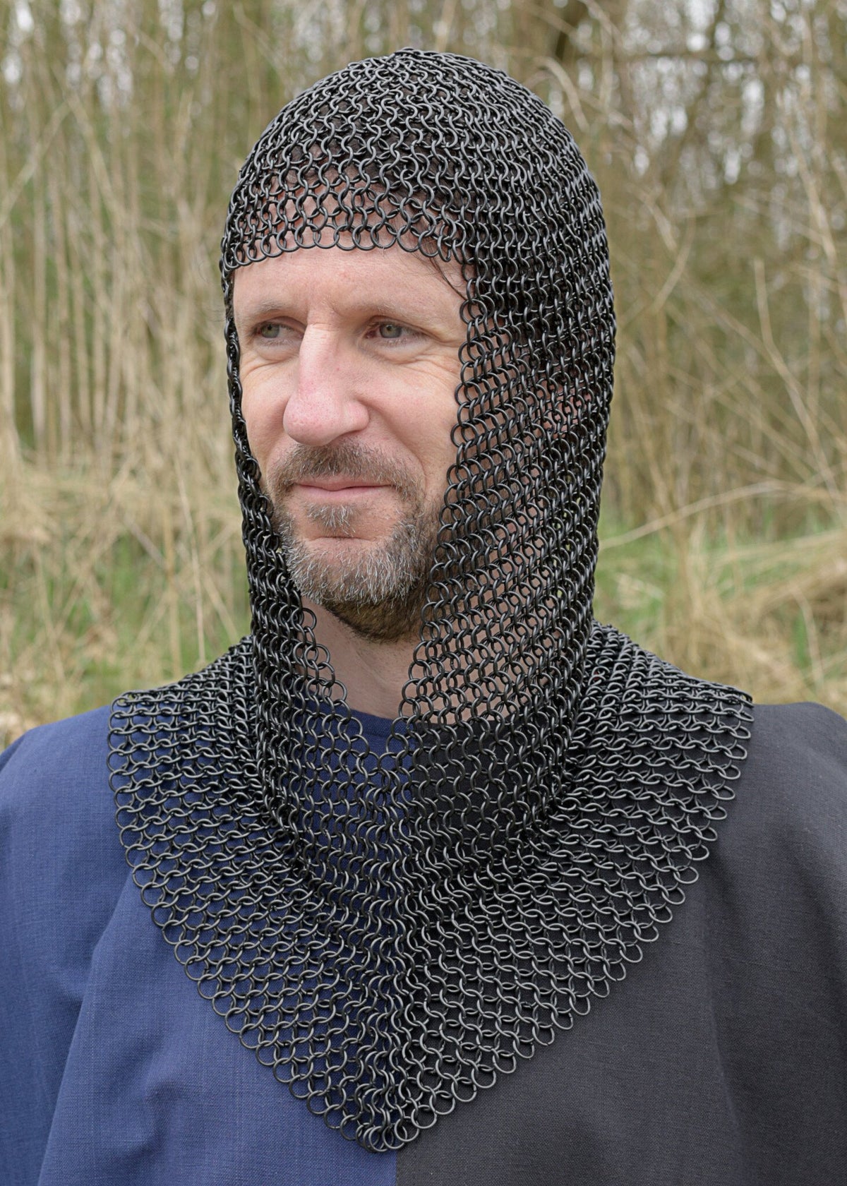 Ringhætte med trekantet hals, bronzeret, 9 mm