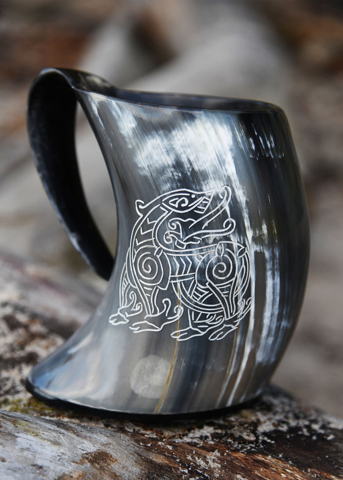 Hornbägare drake, 650–1000 ml