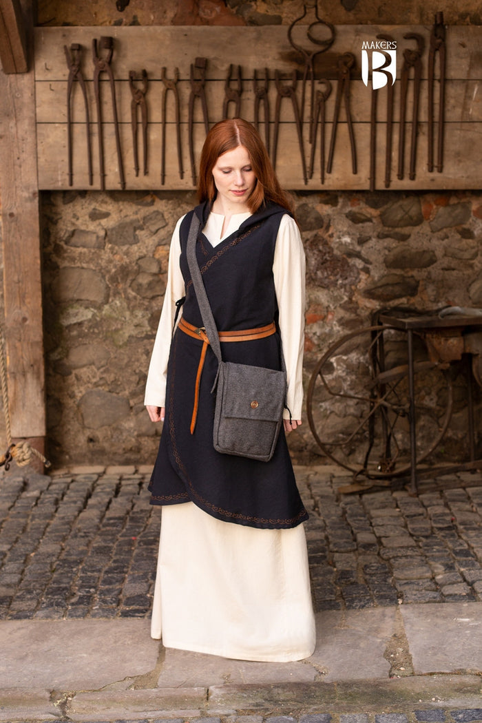 Wool bag Juna, dark grey