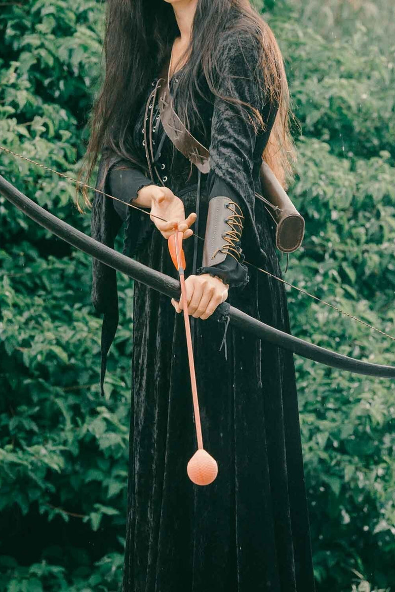 Marksman Reenactment-/LARP-Bogen, 50" (127 cm), 25 lbs, schwarz