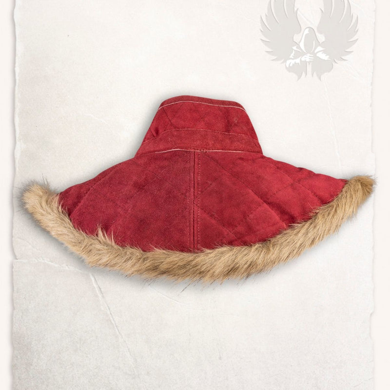Gambeson kraag Nimue suedeleer bordeaux