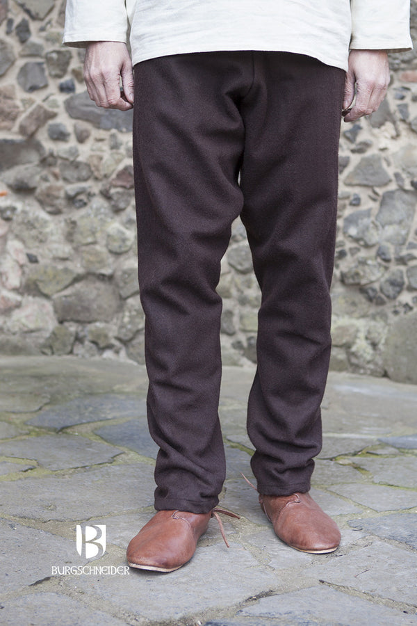Thorsberg trousers Fenris, wool blend, brown
