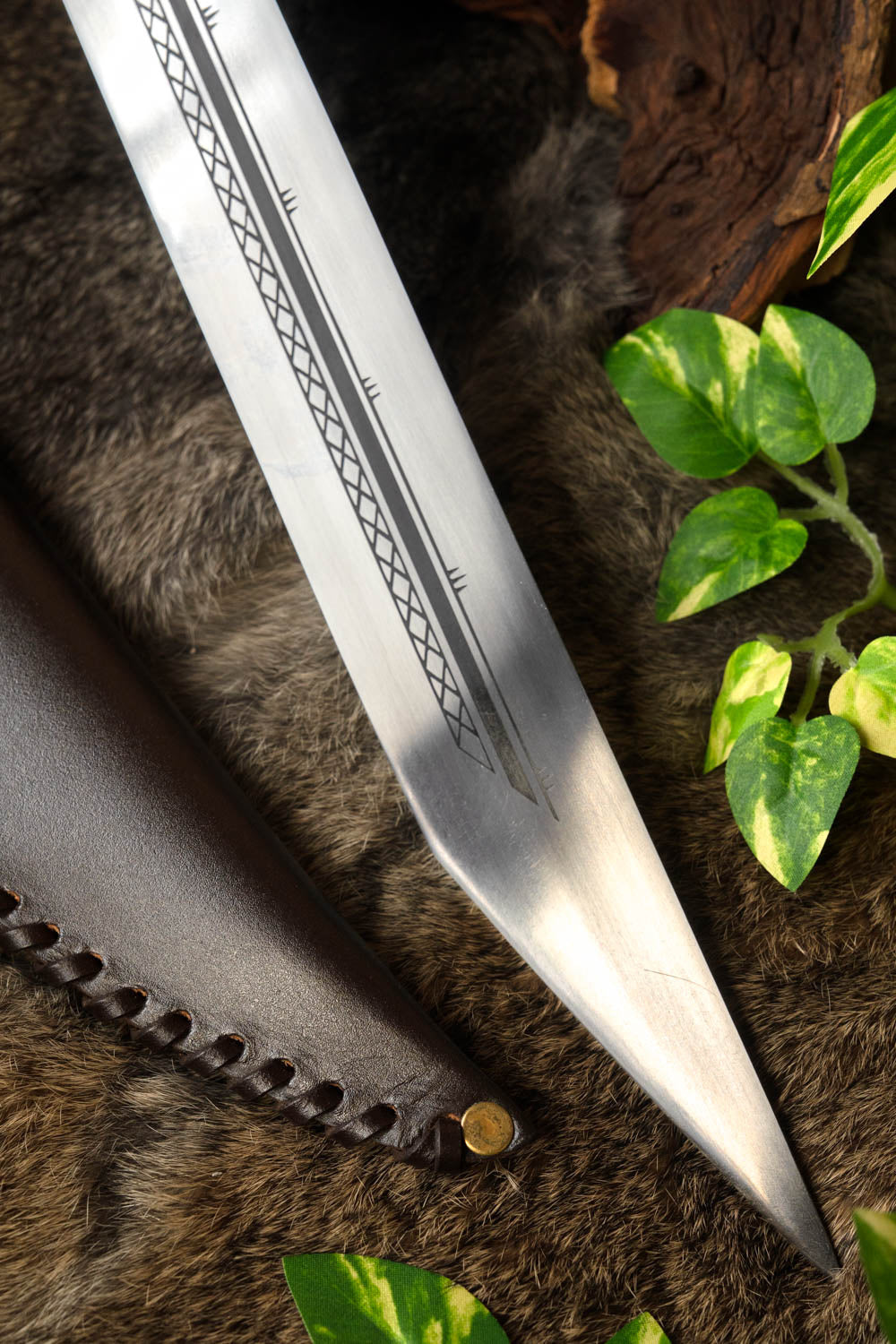 Anglosaxisk sax British Museum, halvvass