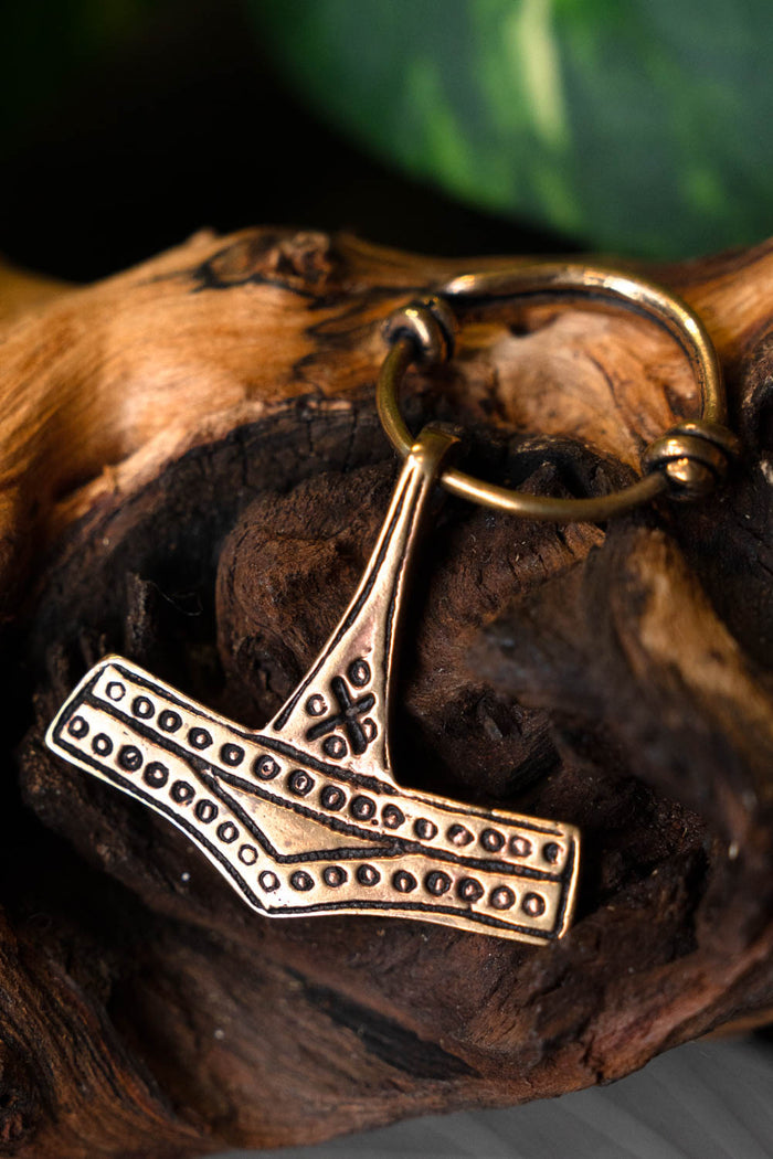 Rømersdal Thorshamer met ring, brons