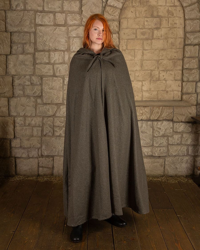 Mantel Harun, Wollmix, oliv