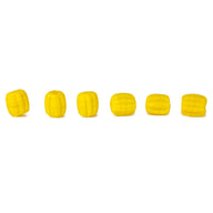 Viking glaskraal Birka, geel, 3 stuks