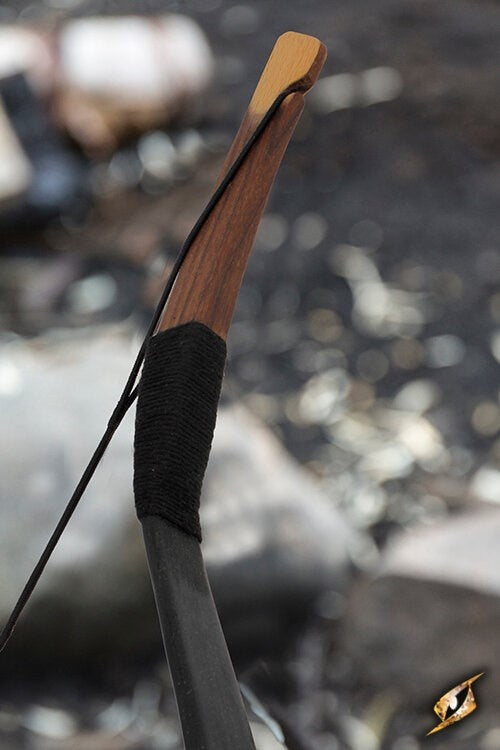 Arco recurvo LARP de jinete, negro