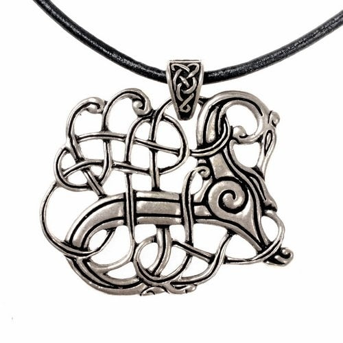 Gioiello vichingo Lindholm Høje, bronzo argentato