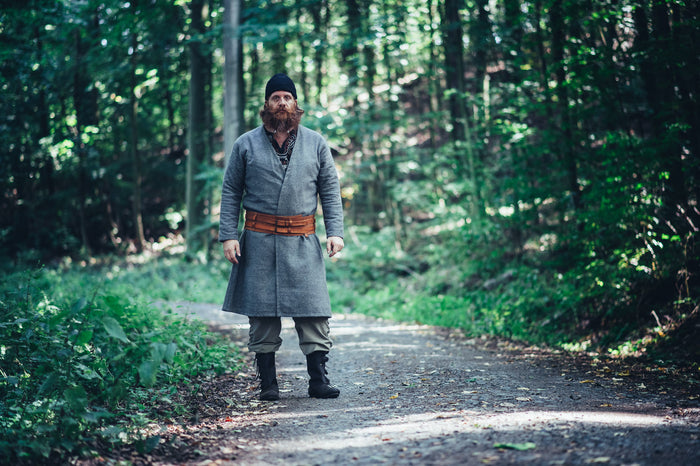 Viking kapje Ari wol, zwart