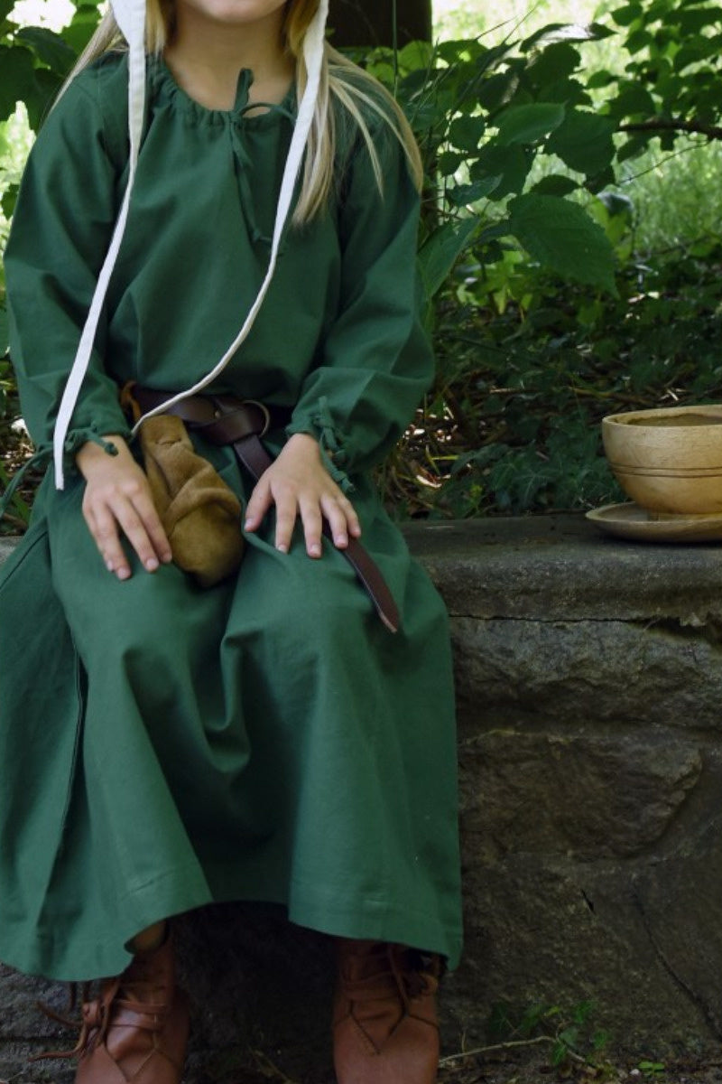 Robe d'enfant Matilda, vert