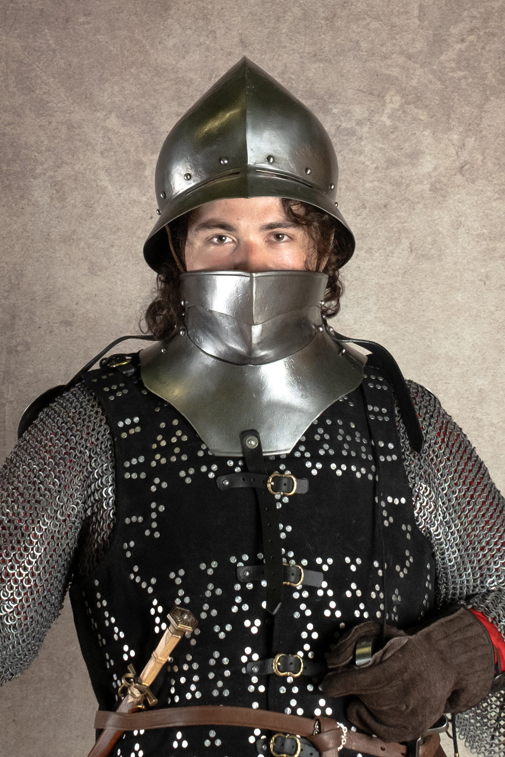 15e eeuwse bevor, ongepolijst, 1.2 mm