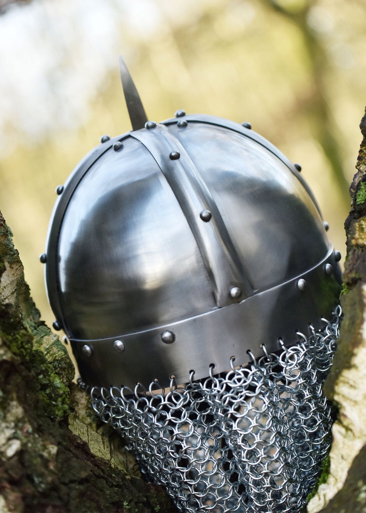 Capacete viking com malha, 1,6 mm