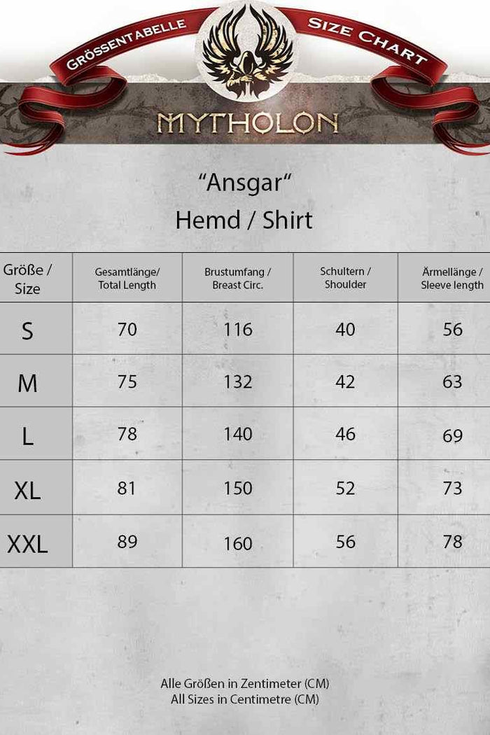 Medieval shirt Ansgar, natural