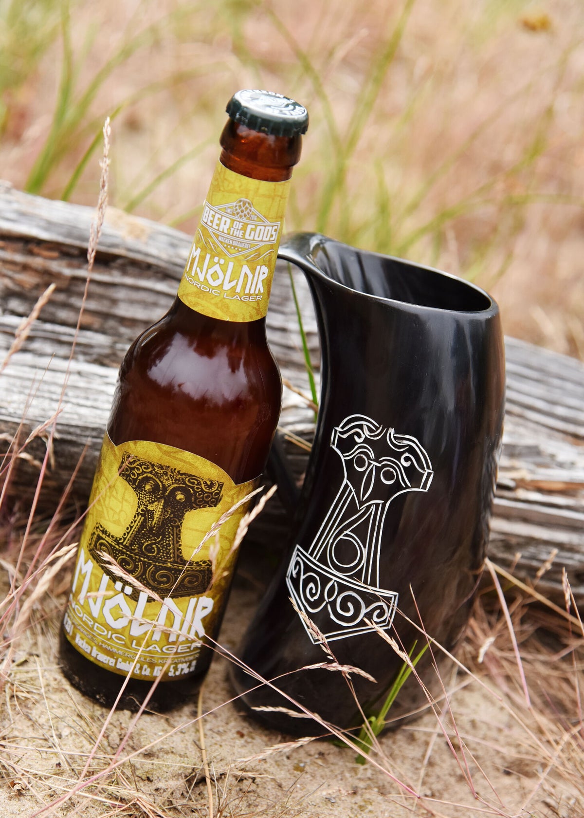 Hoornen beker Mjolnir, 650-1000 ml