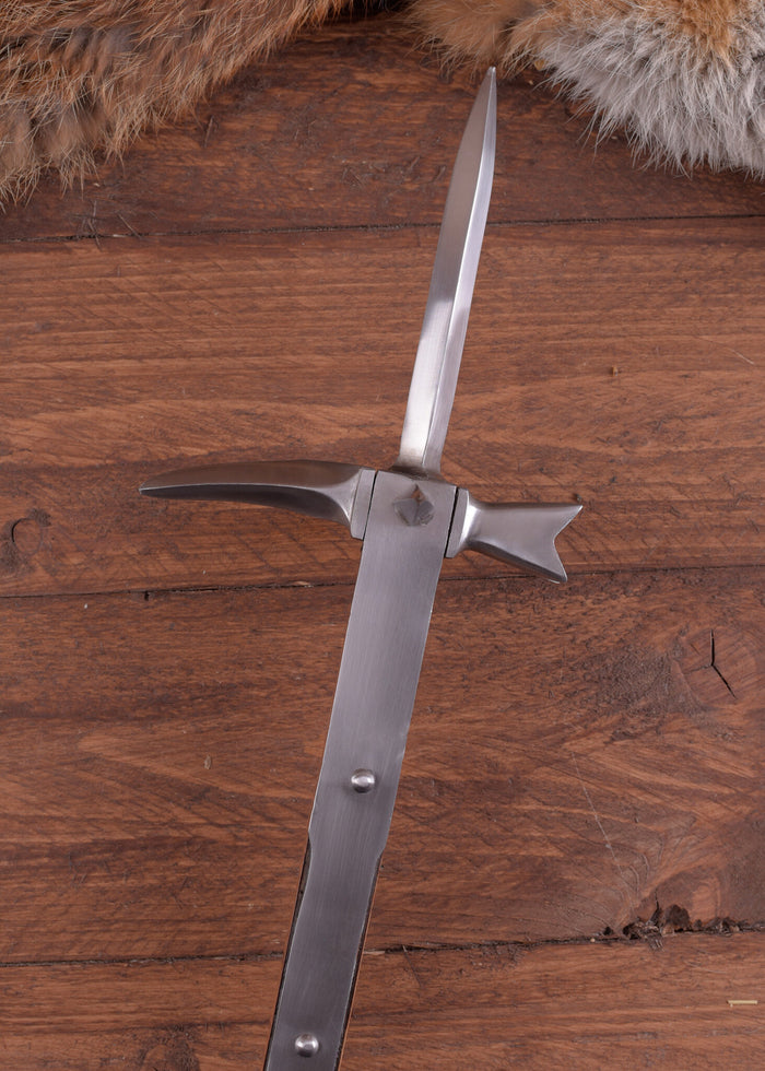 Poleaxe, bec de corbin, semi-sharp