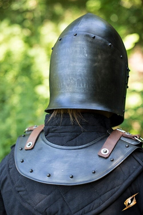 Gorget Warrior, patiniert, 1 mm