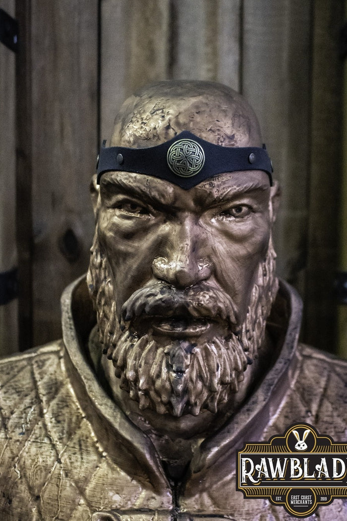 Illunion Headband - Black leather