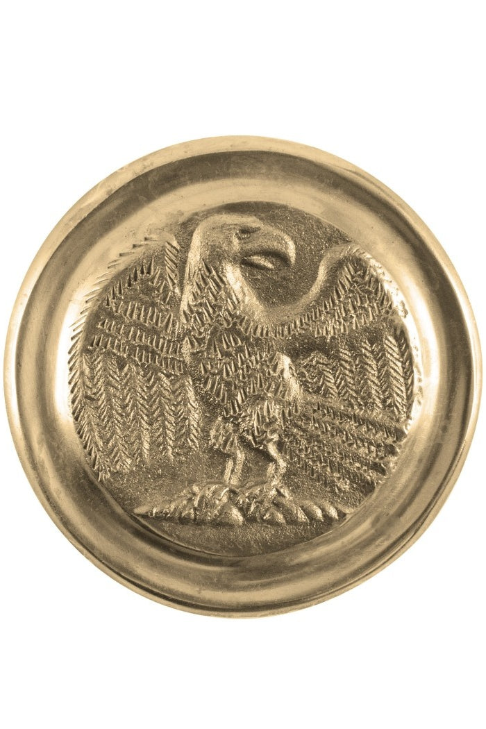 Roman phalera eagle gold color