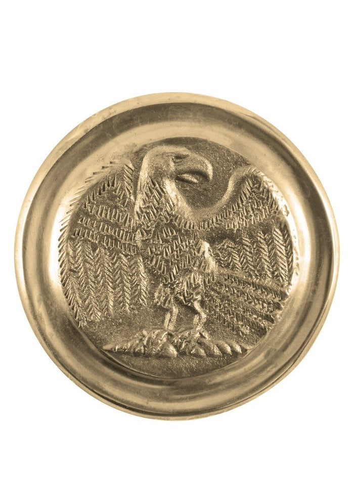 Römische Phalera Adler, goldfarben
