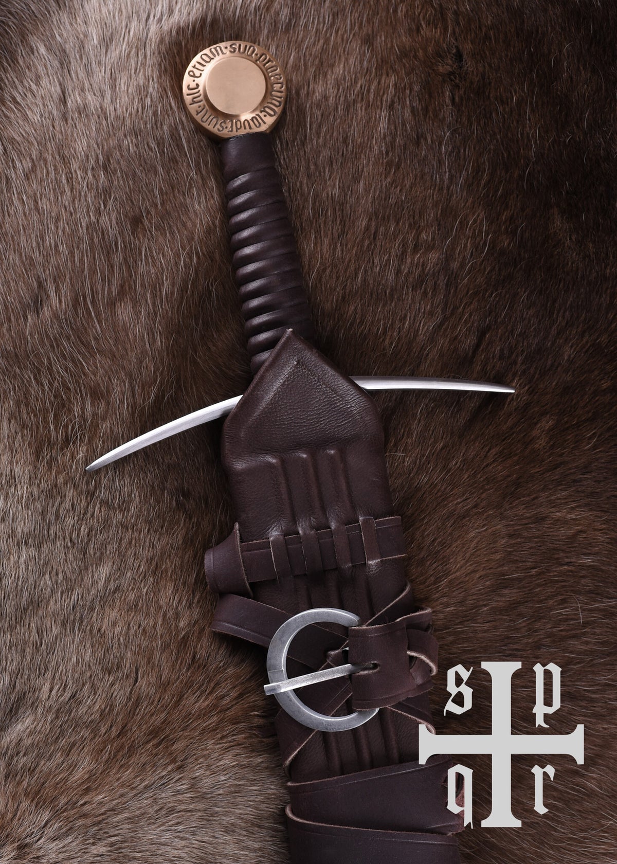 Épée médiévale Oakeshott XIV, cuivre, émoussée (battle-ready)