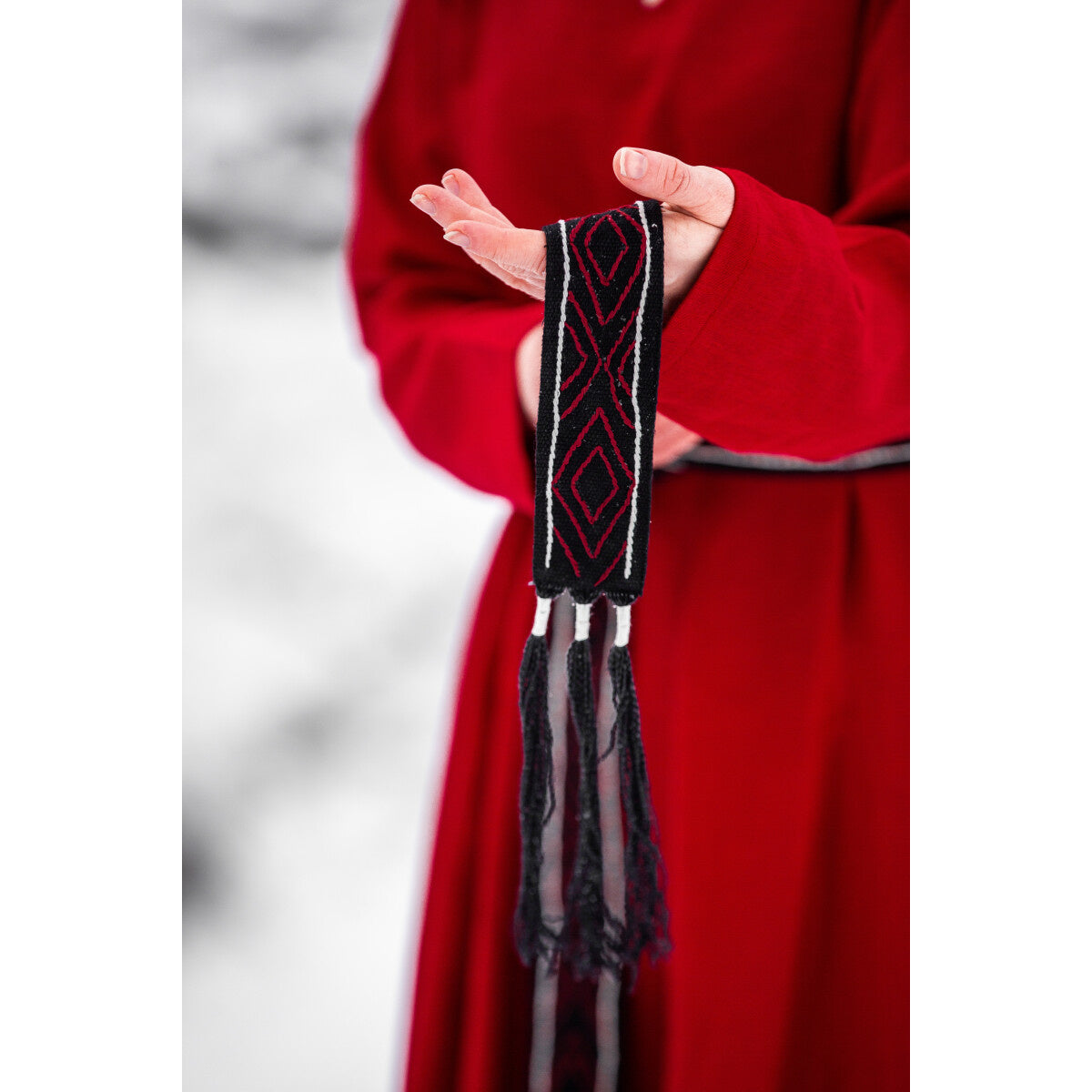 Wikiński pas Caja, czarny, 235 cm