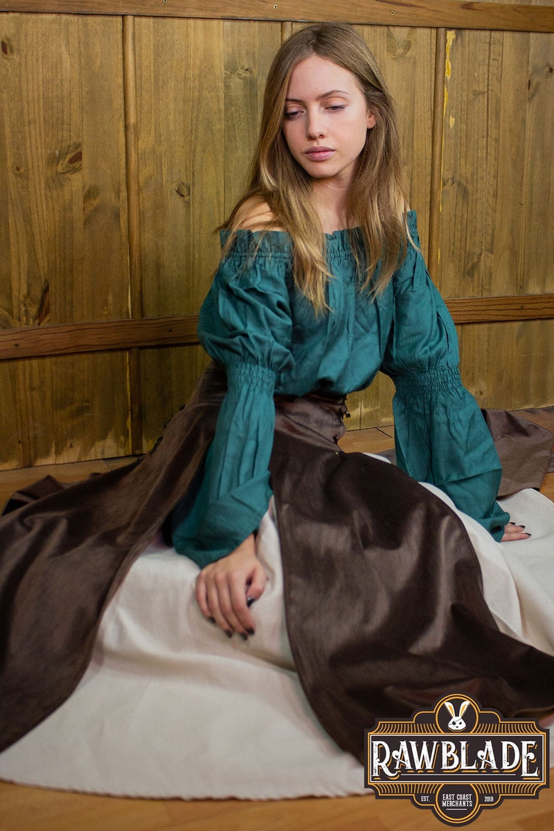 Isabela deluxe dubbel kjol, brun