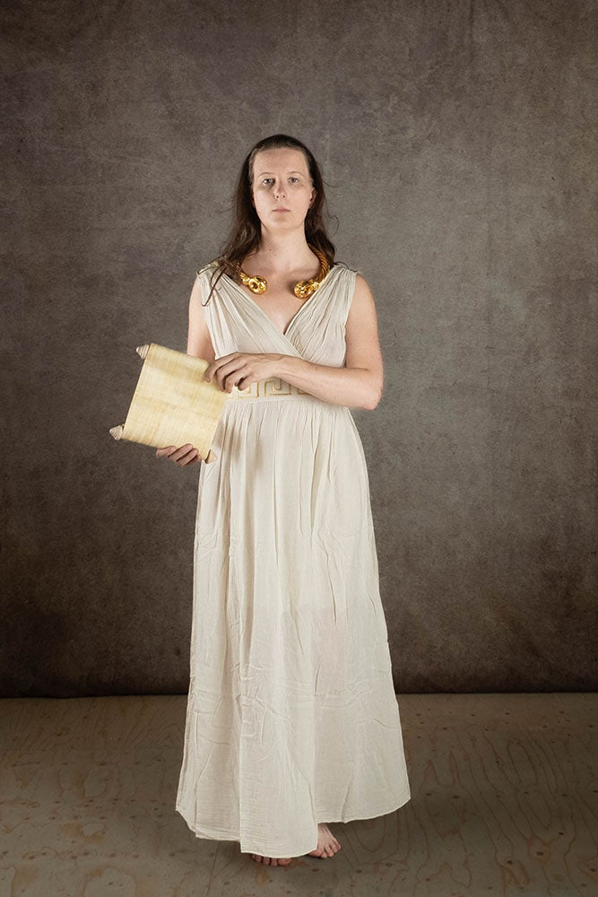 Goddess dress Penelope, cream