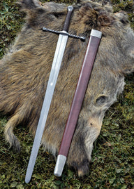 Hand-and-a-half sword Oakeshott type XVa, blunt (battle-ready)