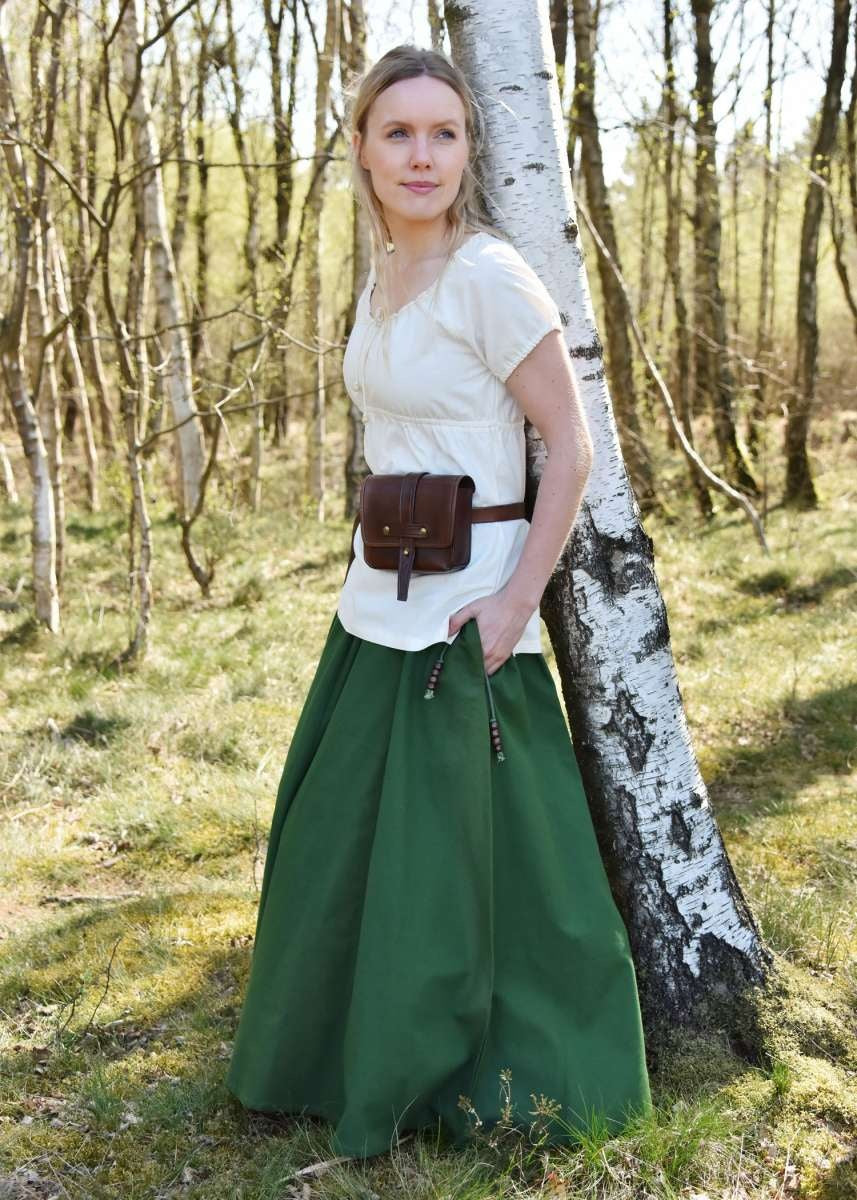 Saia medieval Melisende, verde