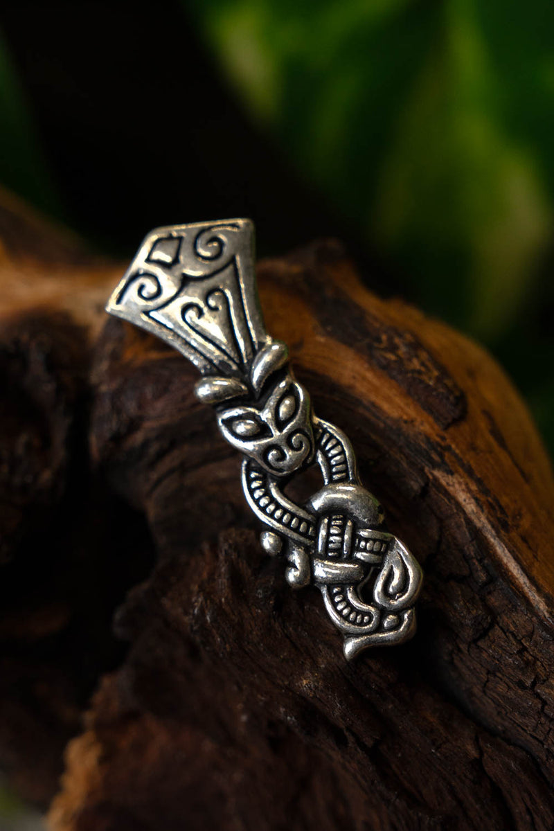 Gotland Rusvik belt fitting, silvered