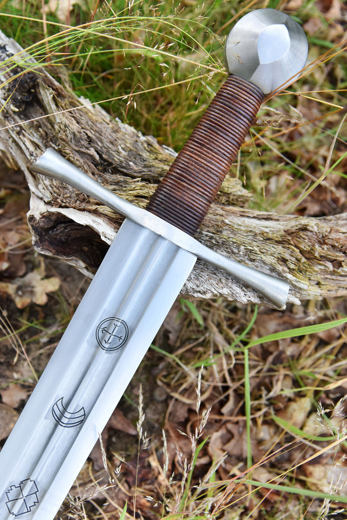 Mittelalterliches Schwert River Witham, 13. Jahrhundert, halbscharf