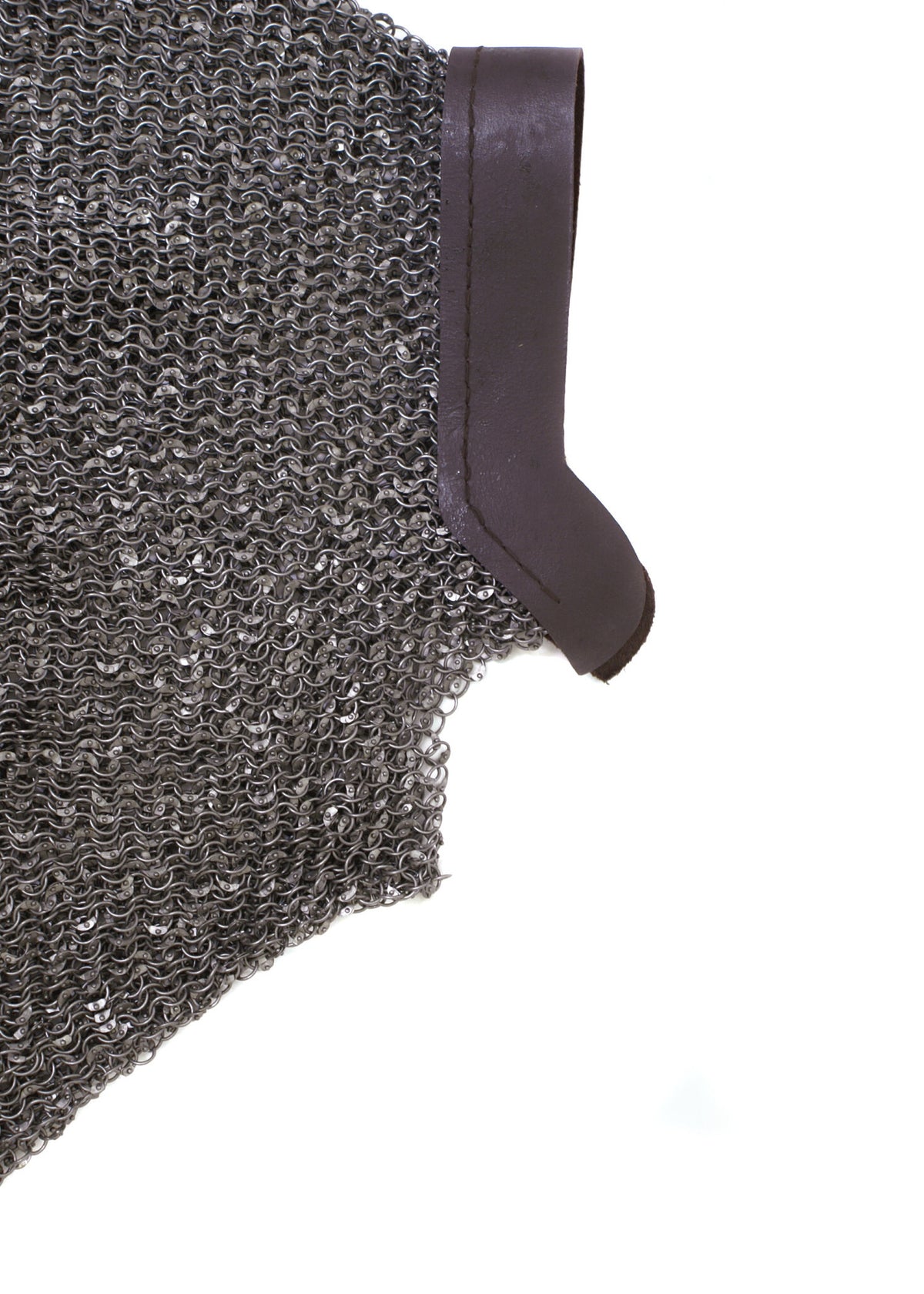 Camail / awentail, surowy, okrągłe kółka – okrągłe nity, 8 mm