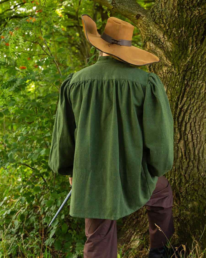Medeltida skjorta Ansgar, grön