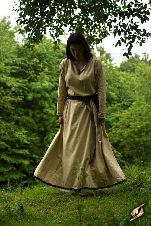 Cote klänning, beige brun