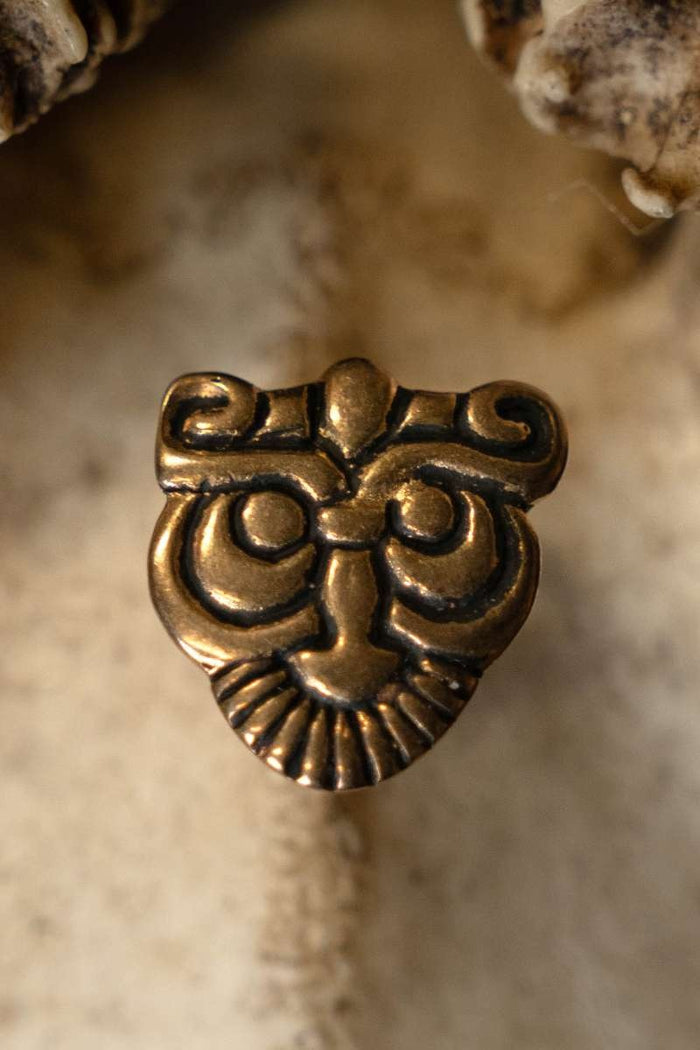 Garniture de ceinture viking de Rusvik avec visage