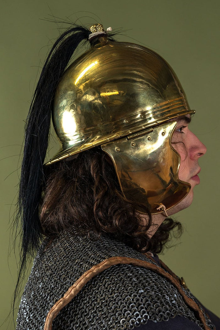 Republikański hełm Montefortino A, mosiądz, 1,3 mm