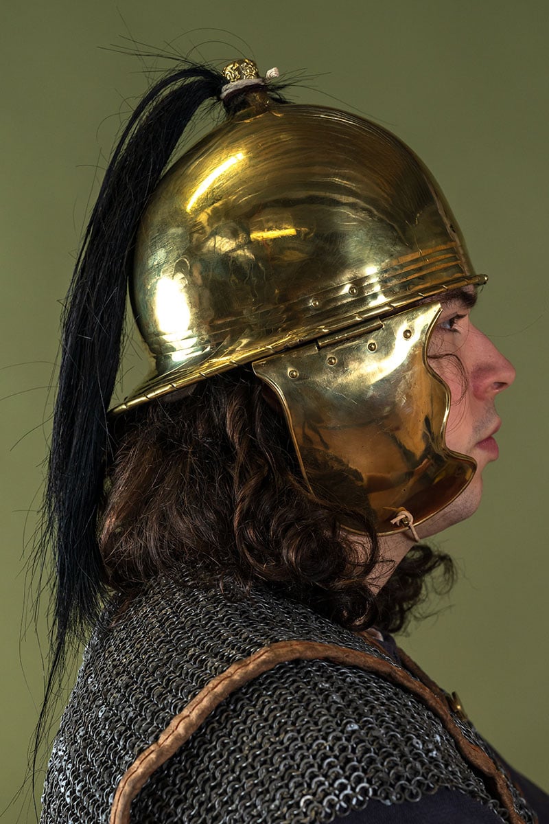 Republican montefortino A, brass, 1.3 mm