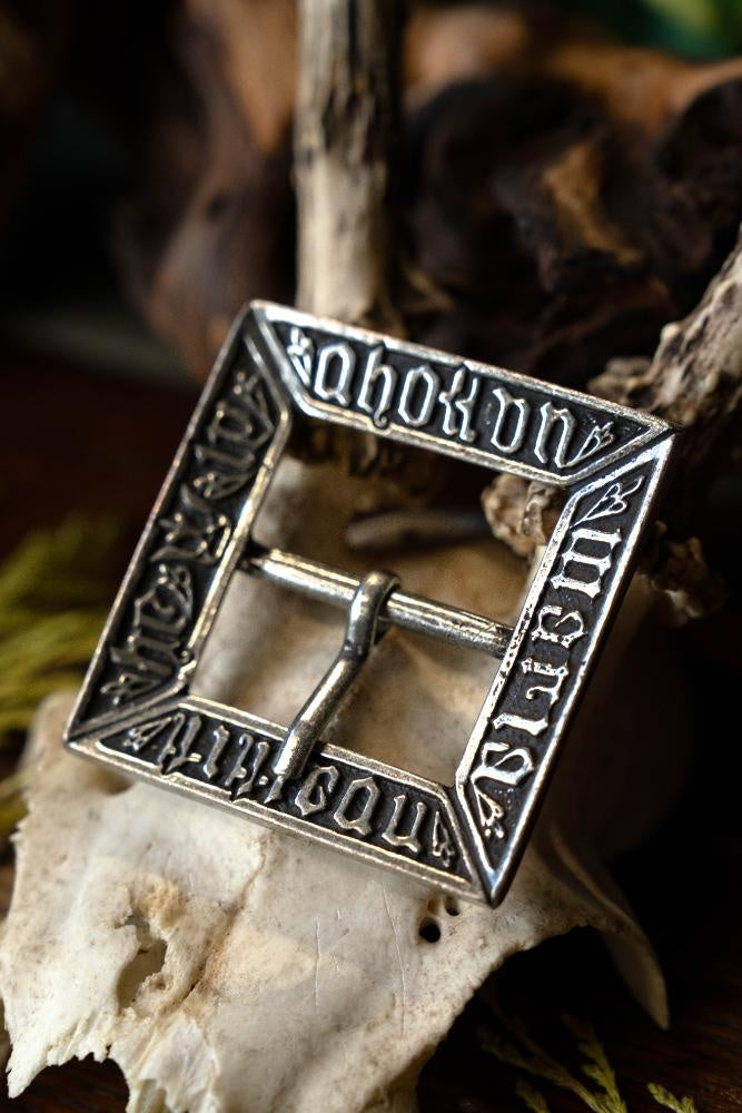 15. årh. spænde Erik, forsølvet